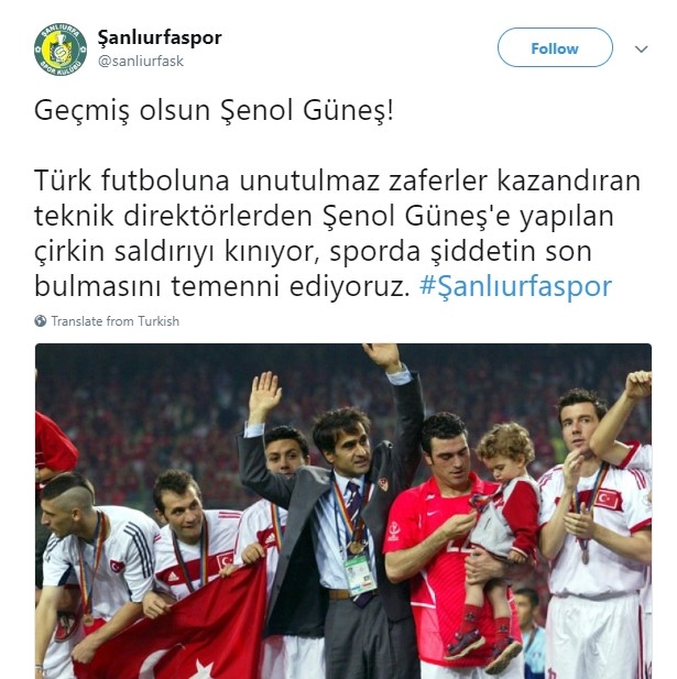 Kulüplerden Şenol Güneş'e geçmiş olsun mesajı! - Görsel 1