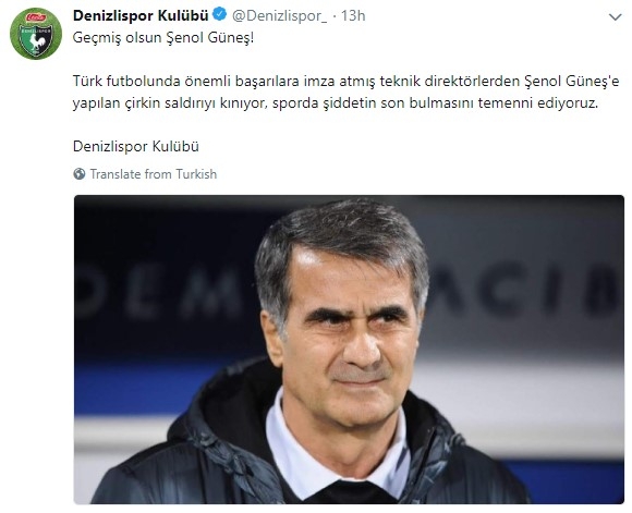 Kulüplerden Şenol Güneş'e geçmiş olsun mesajı! - Görsel 2