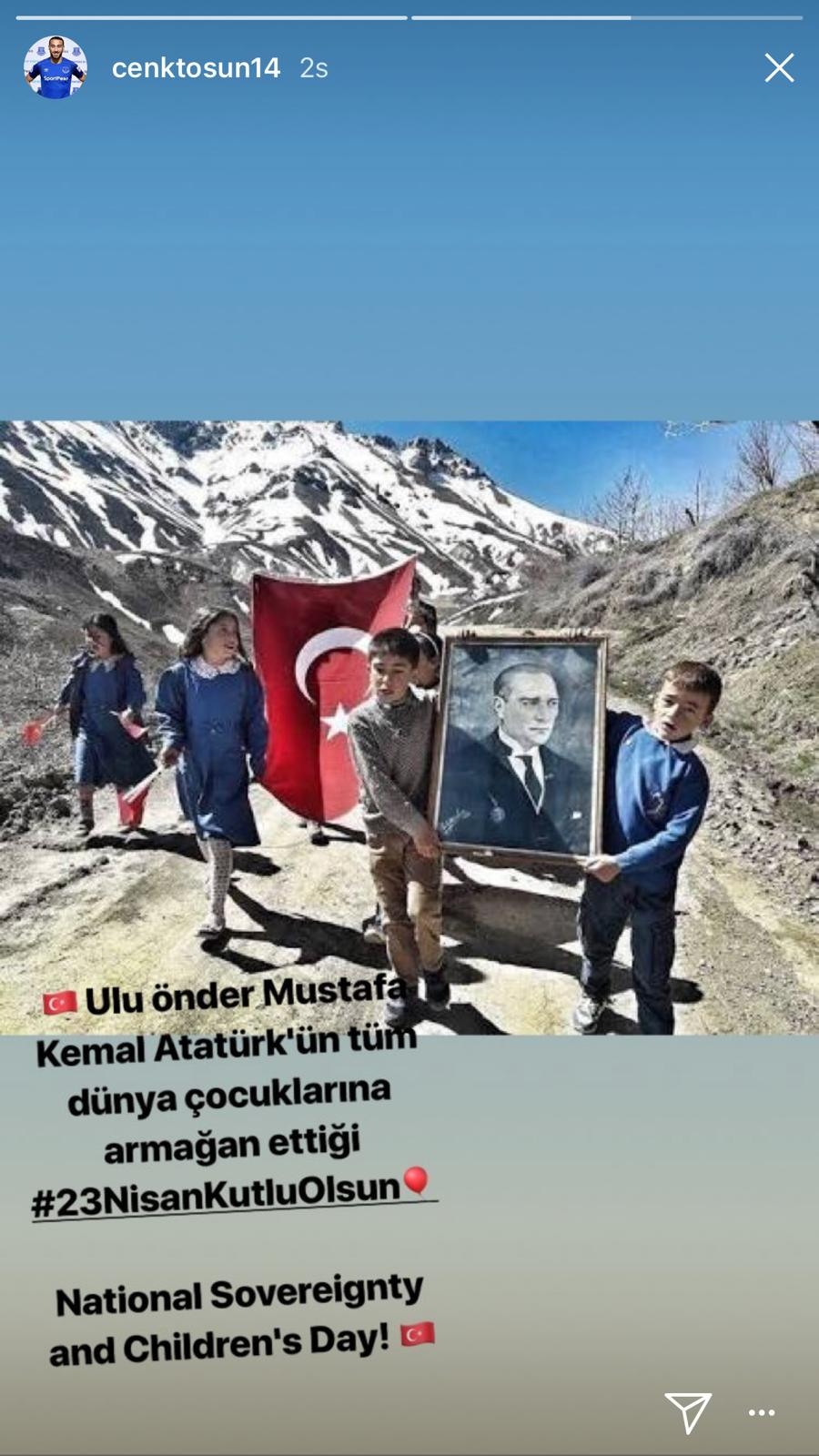 Beşiktaşlı futbolculardan 23 Nisan paylaşımları - Görsel 4