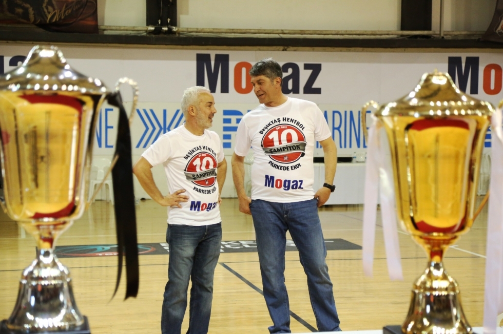 Beşiktaş Mogaz'ın kupa töreninden kareler - Görsel 1