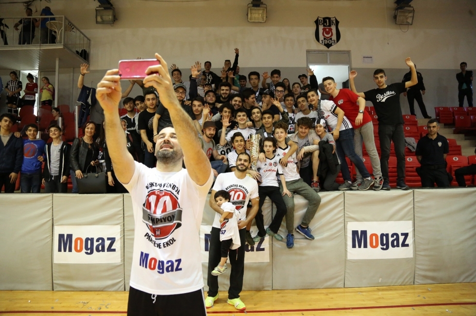 Beşiktaş Mogaz'ın kupa töreninden kareler - Görsel 6