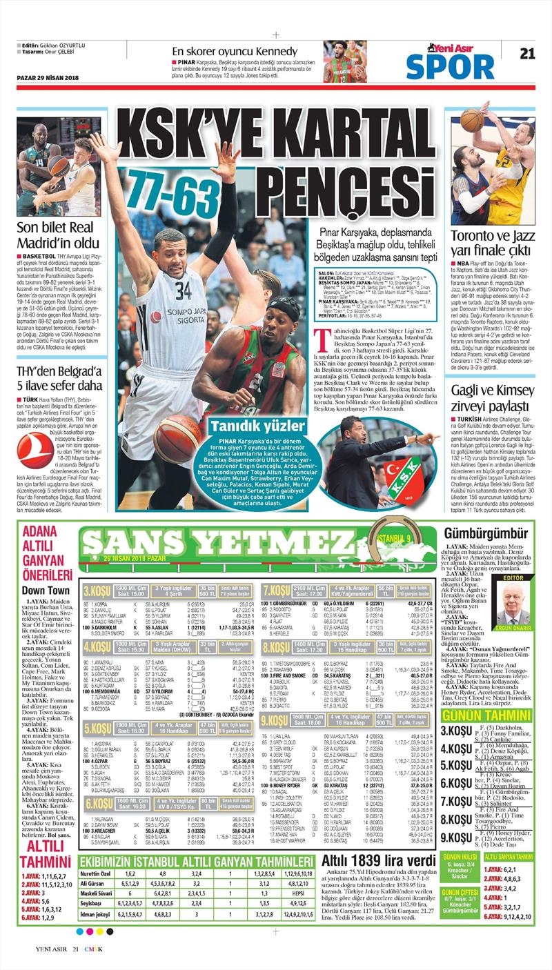 29 Nisan 2018 | Gazetelerin Beşiktaş Manşetleri - Görsel 16