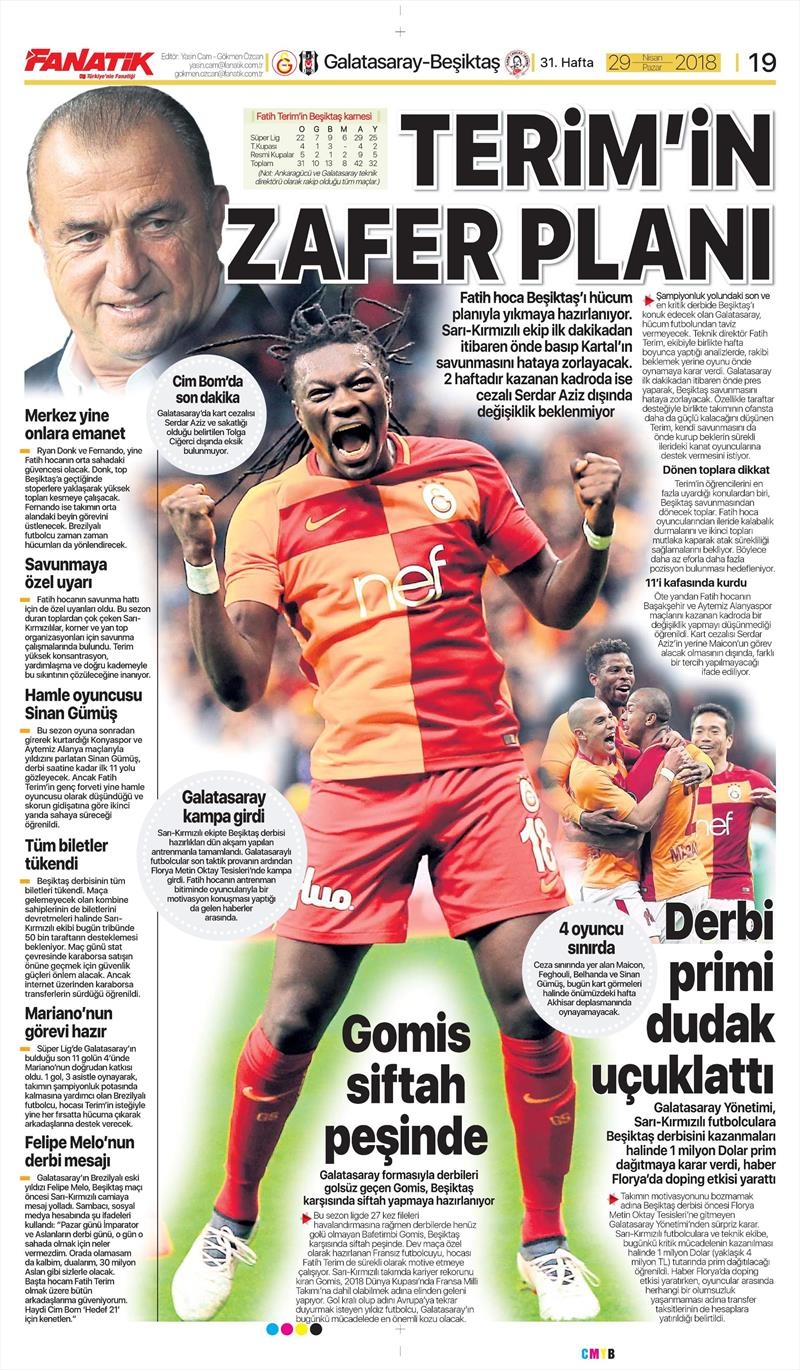 29 Nisan 2018 | Gazetelerin Beşiktaş Manşetleri - Görsel 2