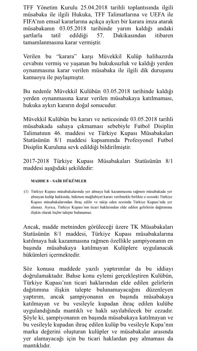 Beşiktaş kupa gelirlerini istedi ve gelecek sezon kupaya katılma hakkı talep etti. - Görsel 3