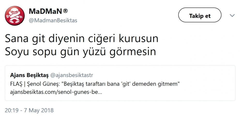 Beşiktaş taraftarı, Şenol Güneş'in "Taraftar bana 'git' demeden gitmem" sözü için ne dedi? - Görsel 5