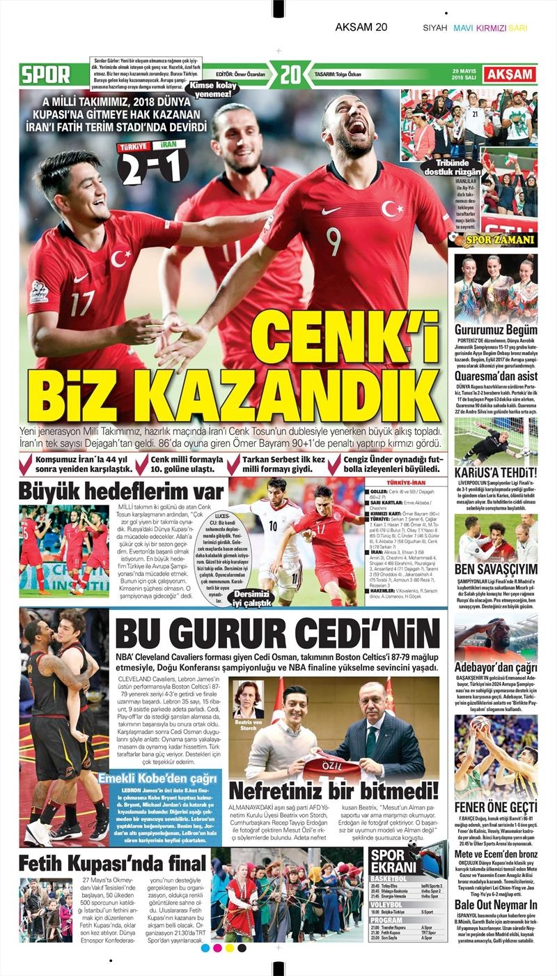 29 Mayıs 2018 | Gazetelerin Beşiktaş Manşetleri - Görsel 5