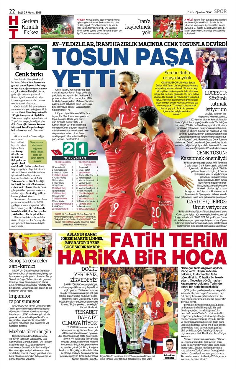 29 Mayıs 2018 | Gazetelerin Beşiktaş Manşetleri - Görsel 7