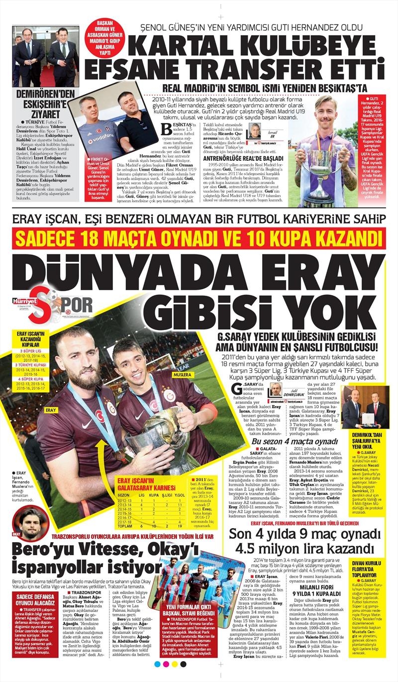 13 Haziran 2018 | Gazetelerin Beşiktaş Manşetleri - Görsel 6