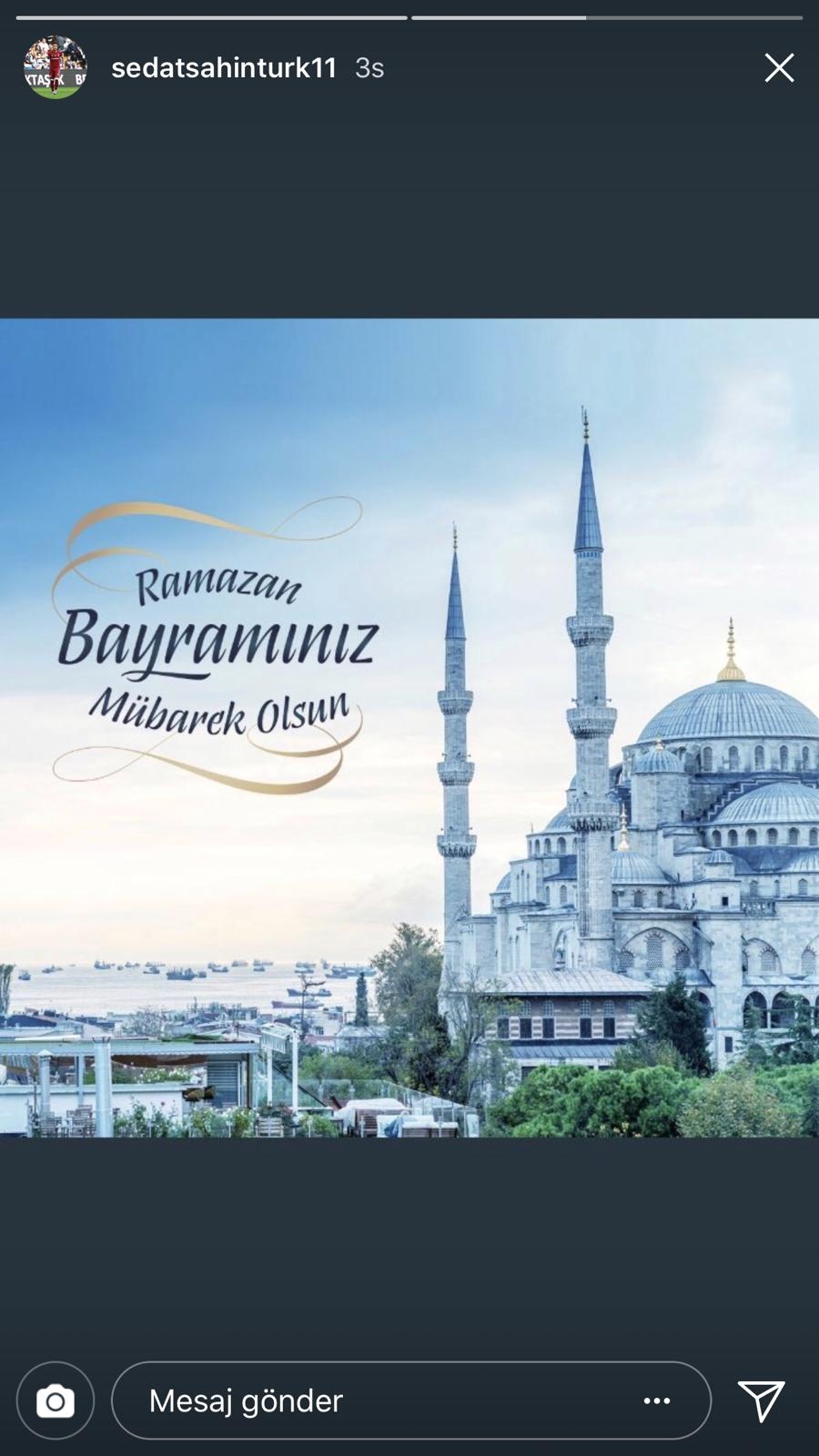 Beşiktaşlı futbolculardan bayram mesajları - Görsel 4