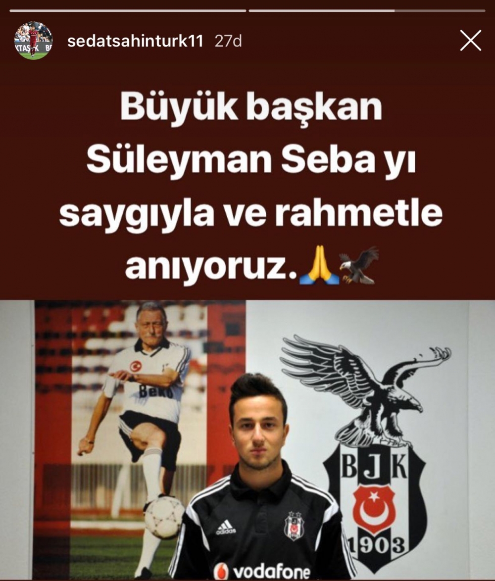 Beşiktaşlı eski ve yeni futbolcular, #SüleymanSeba’yı unutmadı - Görsel 4