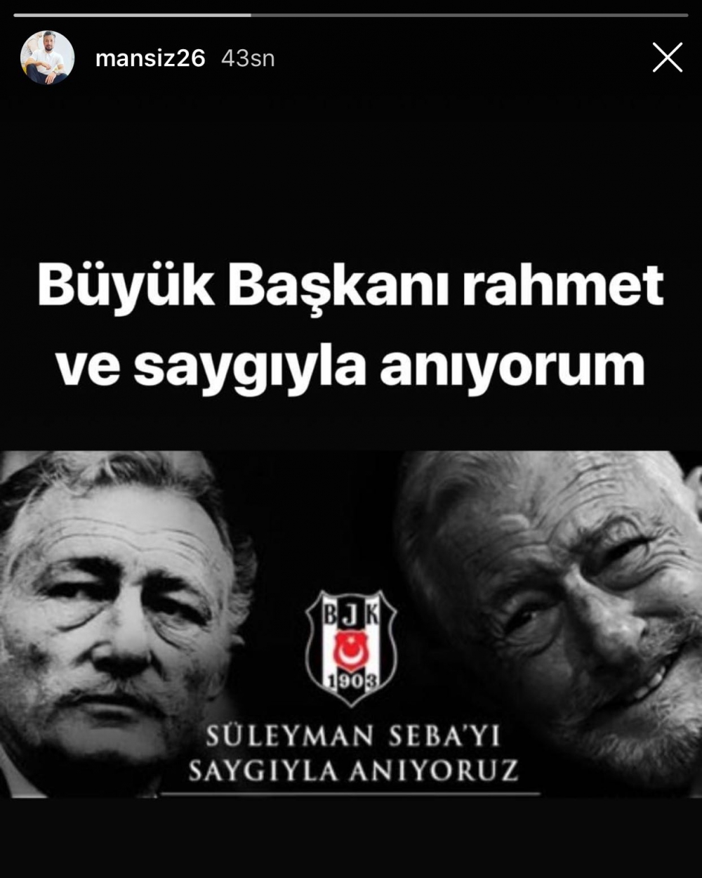 Beşiktaşlı eski ve yeni futbolcular, #SüleymanSeba’yı unutmadı - Görsel 9