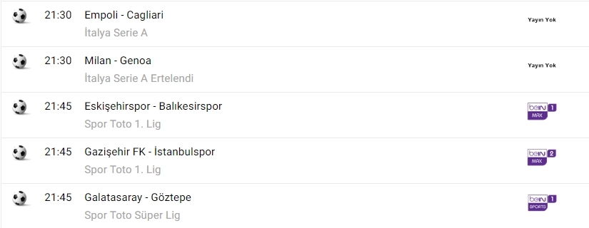 TV'de bugün neler var? İşte spor ekranı... - Görsel 12