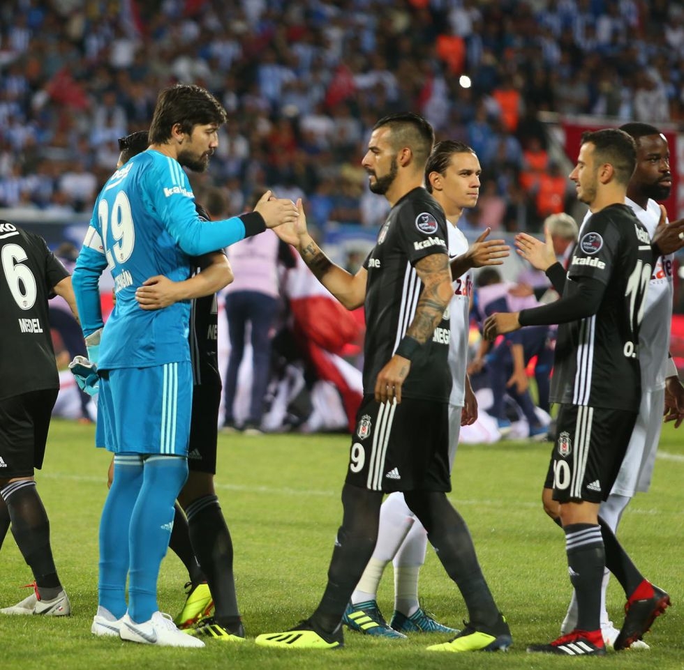 Erzurumspor - Beşiktaş karşılaşmasından kareler - Görsel 39