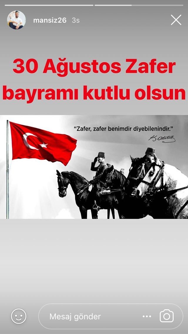 Beşiktaşlı oyunculardan 30 Ağustos paylaşımları - Görsel 4