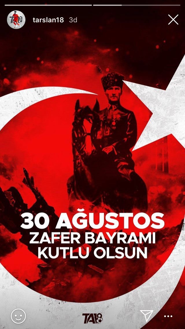 Beşiktaşlı oyunculardan 30 Ağustos paylaşımları - Görsel 5