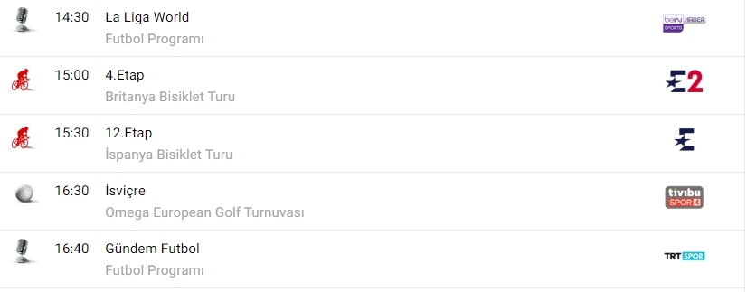 TV'de bugün neler var? İşte spor ekranı... - Görsel 2