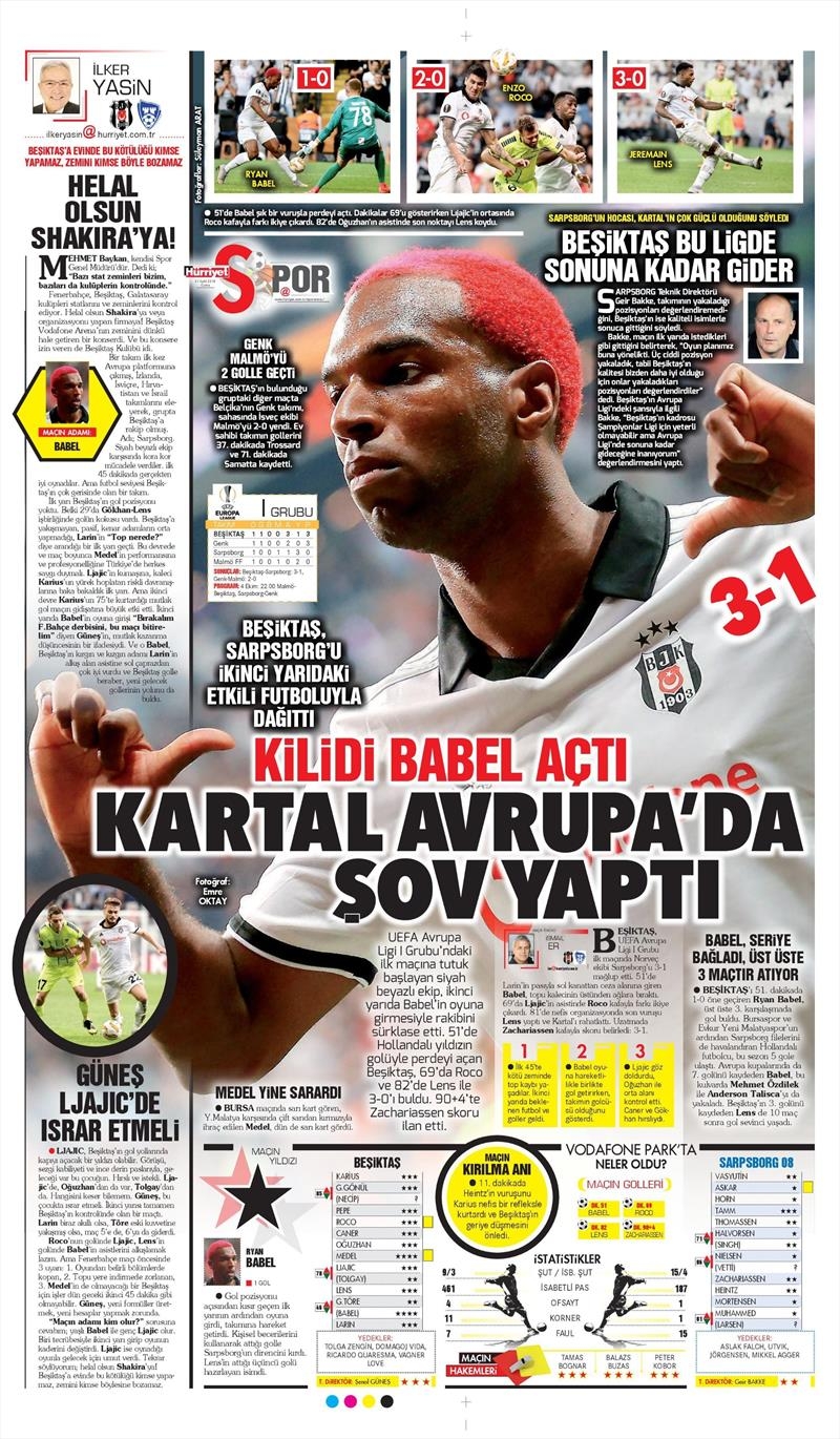 21 Eylül 2018 | Gazetelerin Beşiktaş Manşetleri - Görsel 11
