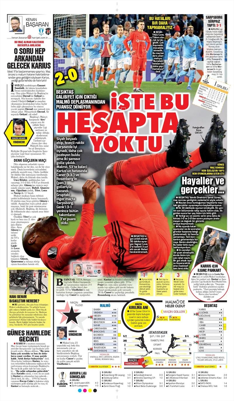 5 Ekim 2018 | Gazetelerin Beşiktaş Manşetleri - Görsel 8