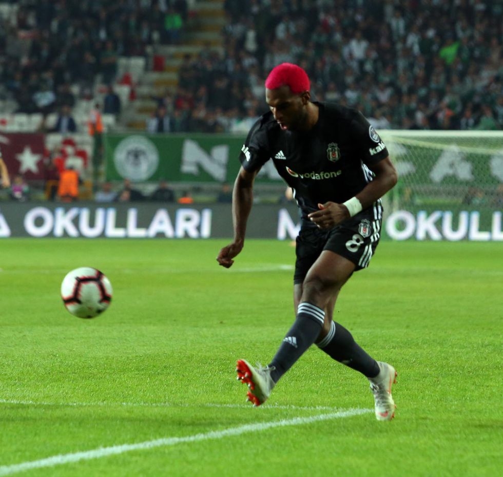 Konyaspor - Beşiktaş maçının ilk yarısından kareler - Görsel 13