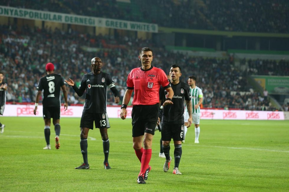 Konyaspor - Beşiktaş maçının ilk yarısından kareler - Görsel 14