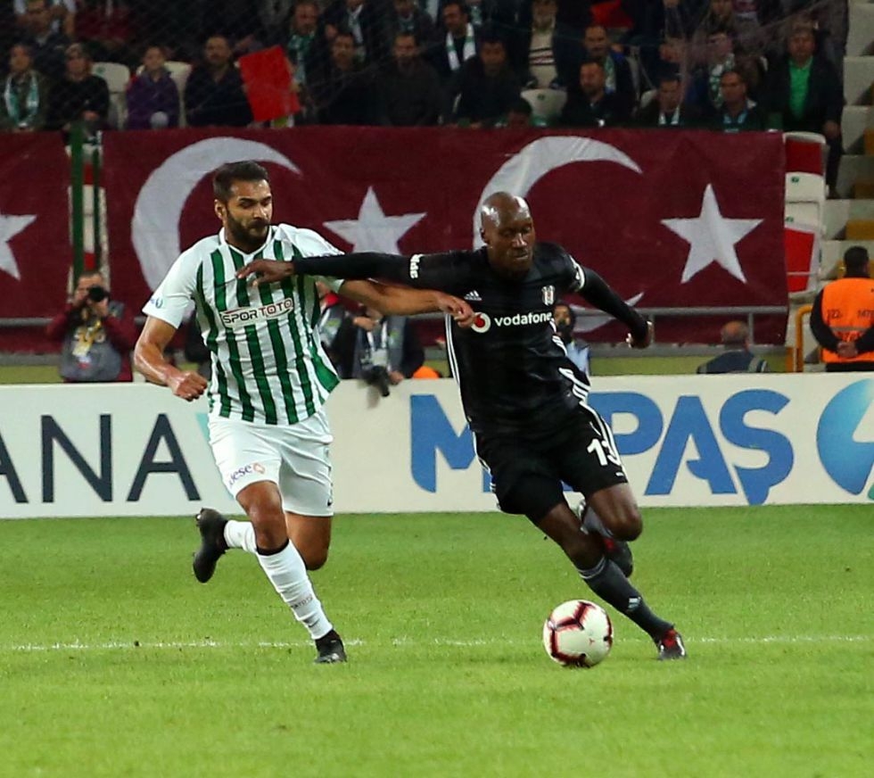 Konyaspor - Beşiktaş maçının ilk yarısından kareler - Görsel 19