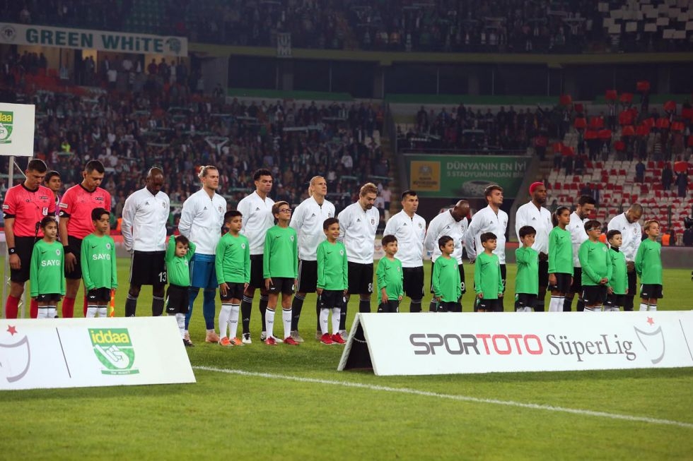 Konyaspor - Beşiktaş maçının ilk yarısından kareler - Görsel 6