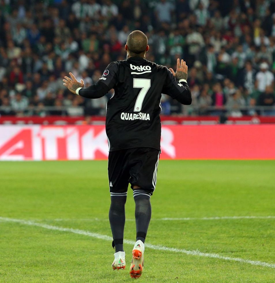 Konyaspor - Beşiktaş maçının ilk yarısından kareler - Görsel 9