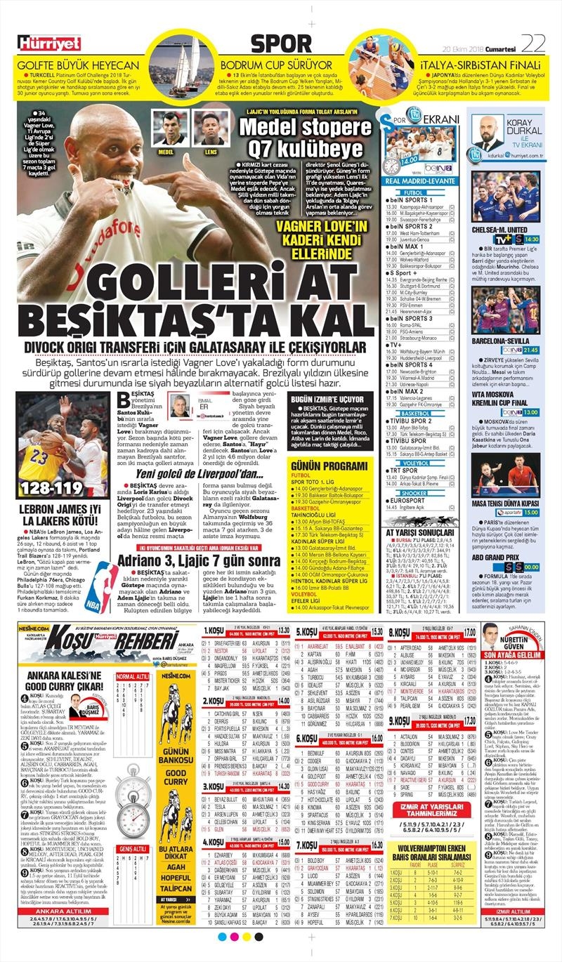 20 Ekim 2018 | Gazetelerin Beşiktaş Manşetleri - Görsel 2