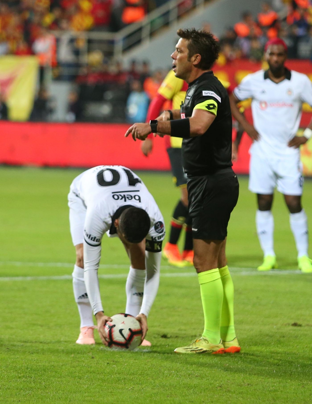 Göztepe - Beşiktaş maçından kareler - Görsel 23