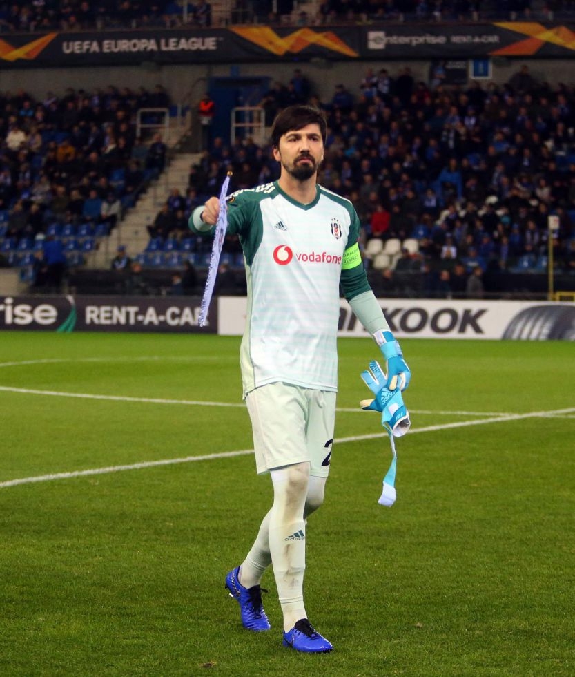 Genk - Beşiktaş maçından kareler - Görsel 7