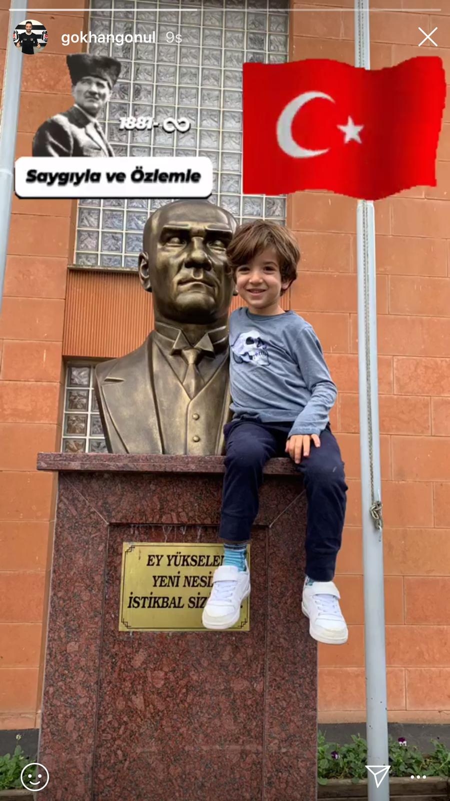 Beşiktaşlı futbolculardan 10 Kasım paylaşımları - Görsel 12