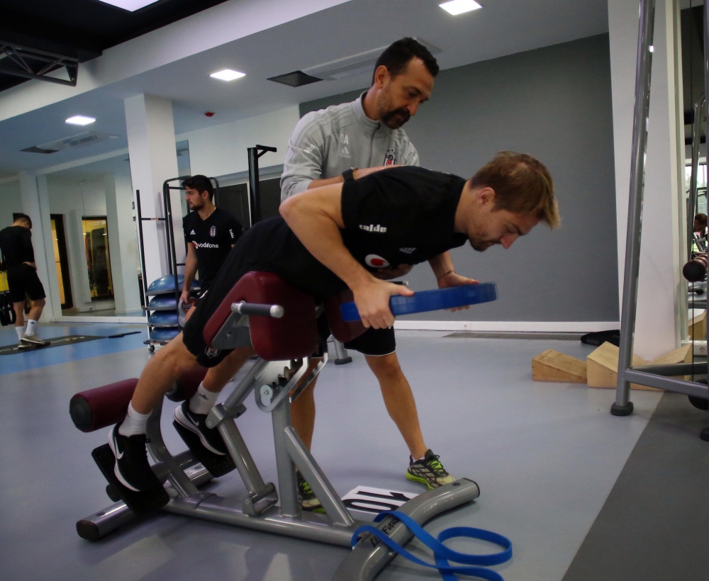 Beşiktaş salonda çalıştı - Görsel 8