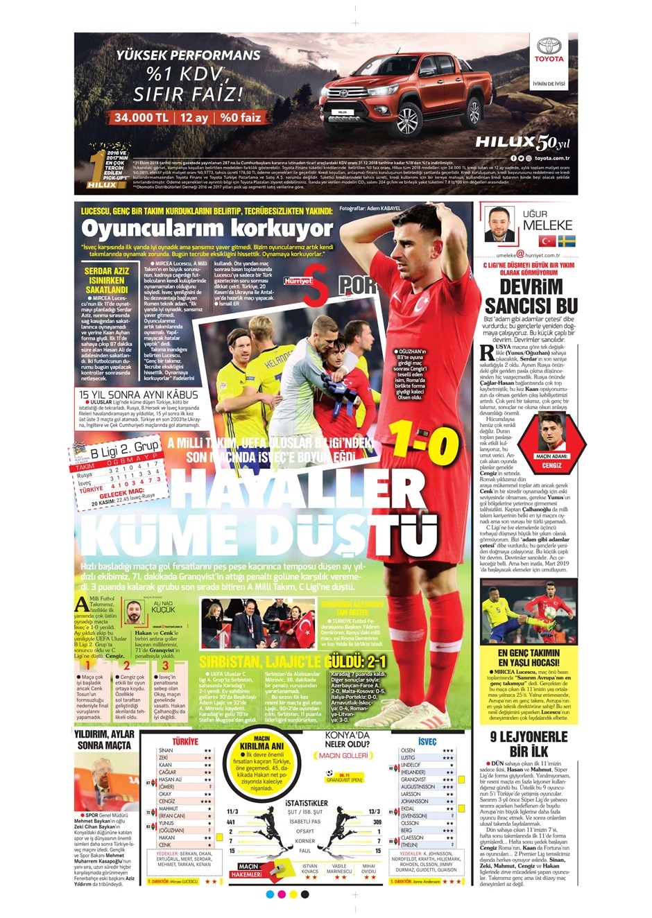 18 Kasım 2018 | Gazetelerin Beşiktaş Manşetleri - Görsel 2