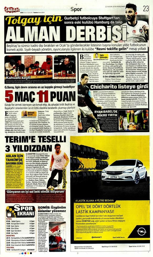22 Kasım 2018 | Gazetelerin Beşiktaş Manşetleri - Görsel 4