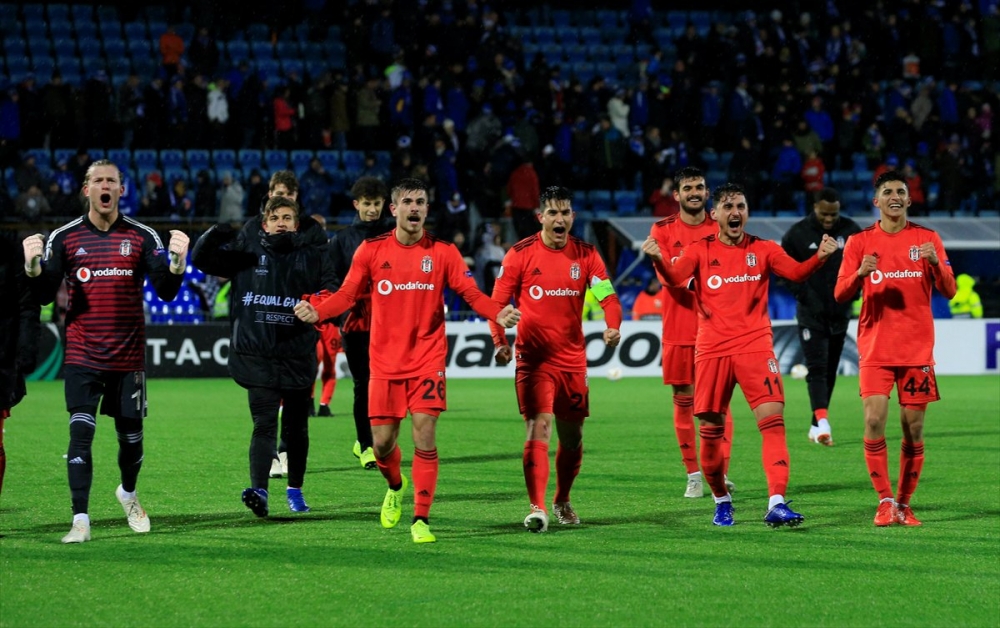 Sarpsborg - Beşiktaş maçından kareler - Görsel 2