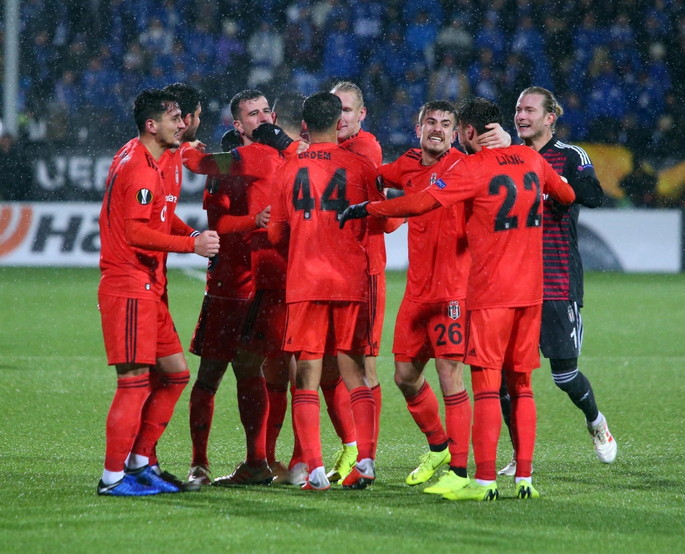 Sarpsborg - Beşiktaş maçından kareler - Görsel 30