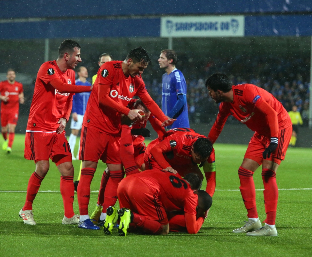Sarpsborg - Beşiktaş maçından kareler - Görsel 35