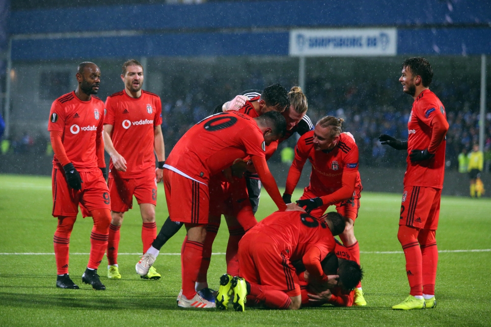Sarpsborg - Beşiktaş maçından kareler - Görsel 37