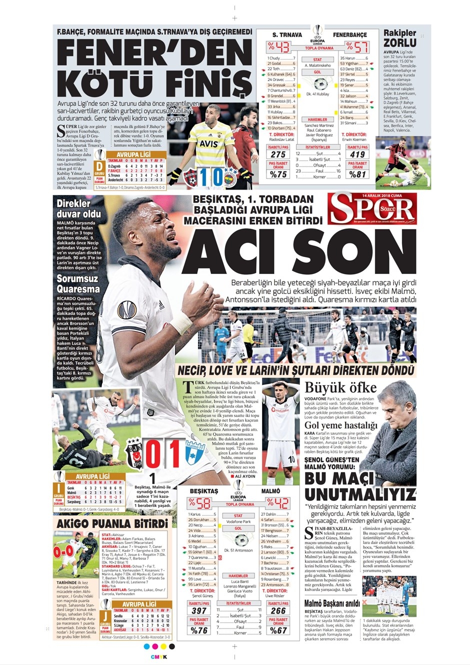 14 Aralık 2018 | Gazetelerin Beşiktaş Manşetleri - Görsel 5