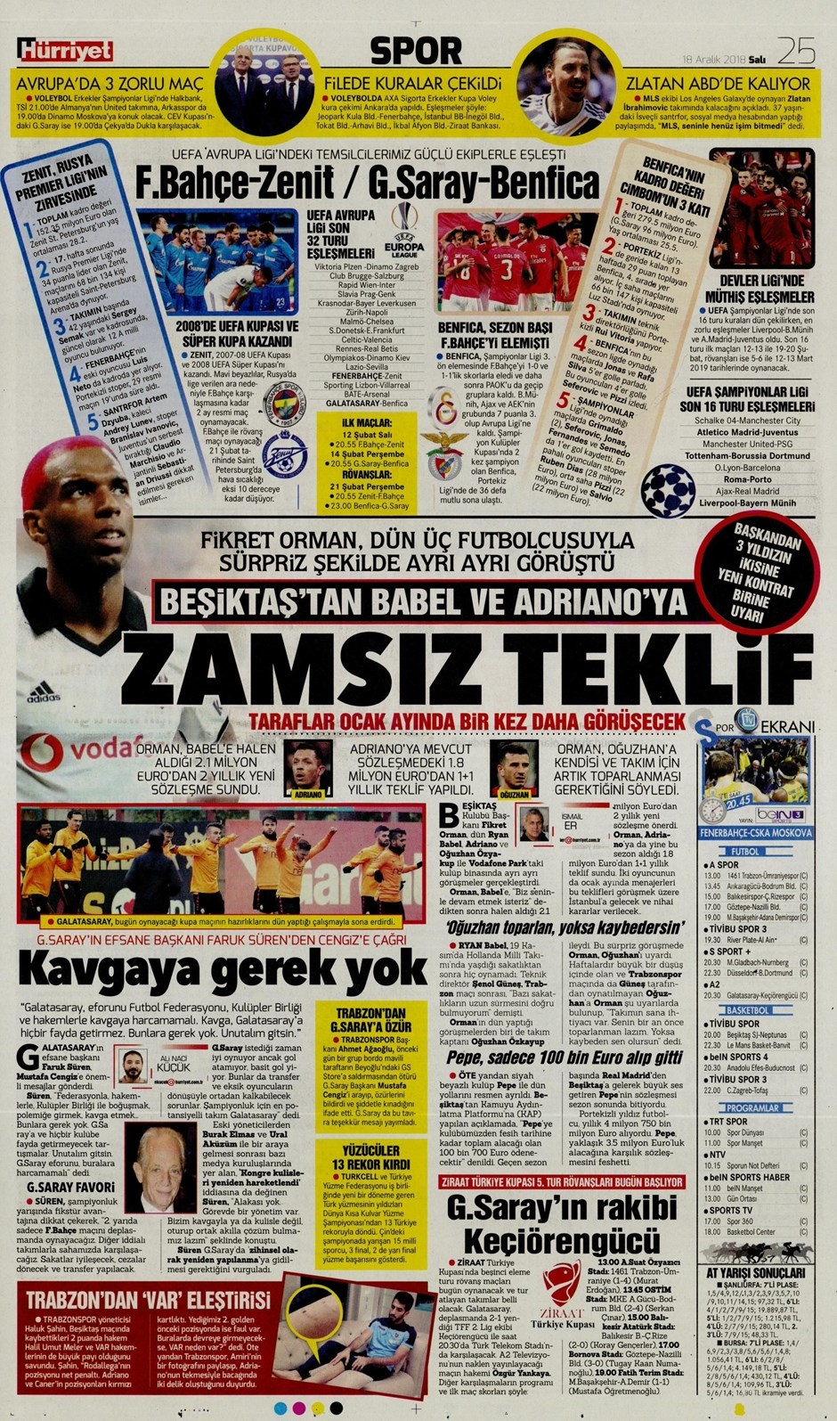 18 Aralık 2018 | Gazetelerin Beşiktaş Manşetleri - Görsel 7