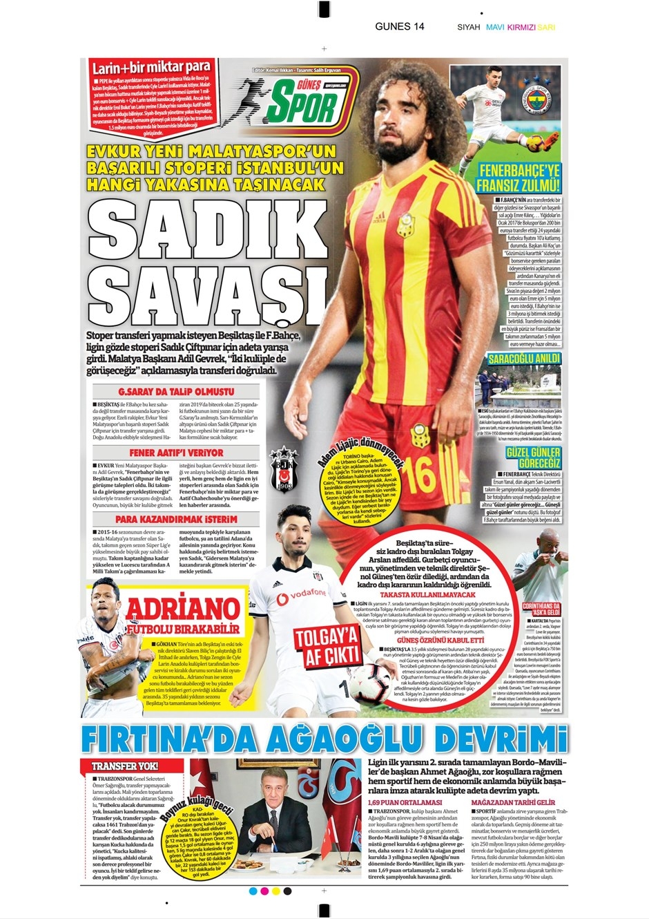 28 Aralık 2018 | Gazetelerin Beşiktaş Manşetleri - Görsel 2