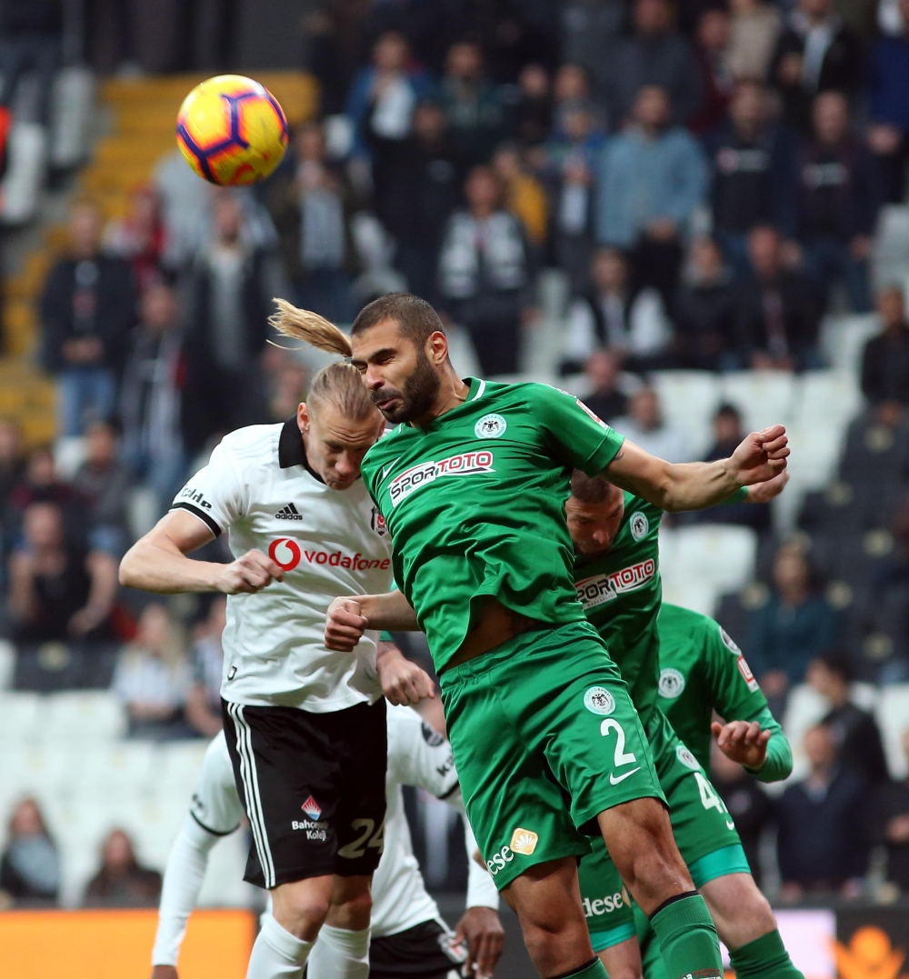 Beşiktaş - Konyaspor maçından kareler - Görsel 23