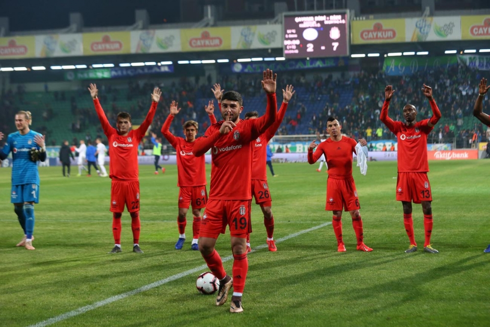 Ç.Rizespor - Beşiktaş (7-2) maçından muhteşem kareler - Görsel 43