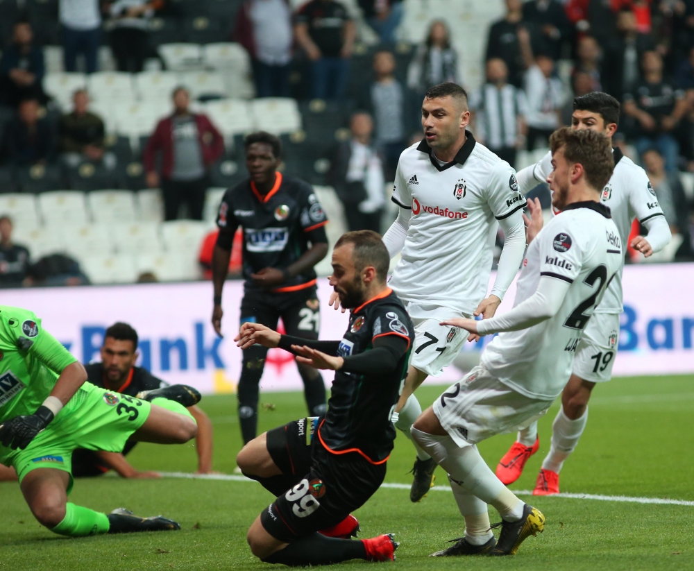 Beşiktaş - Alanyaspor maçından kareler - Görsel 24