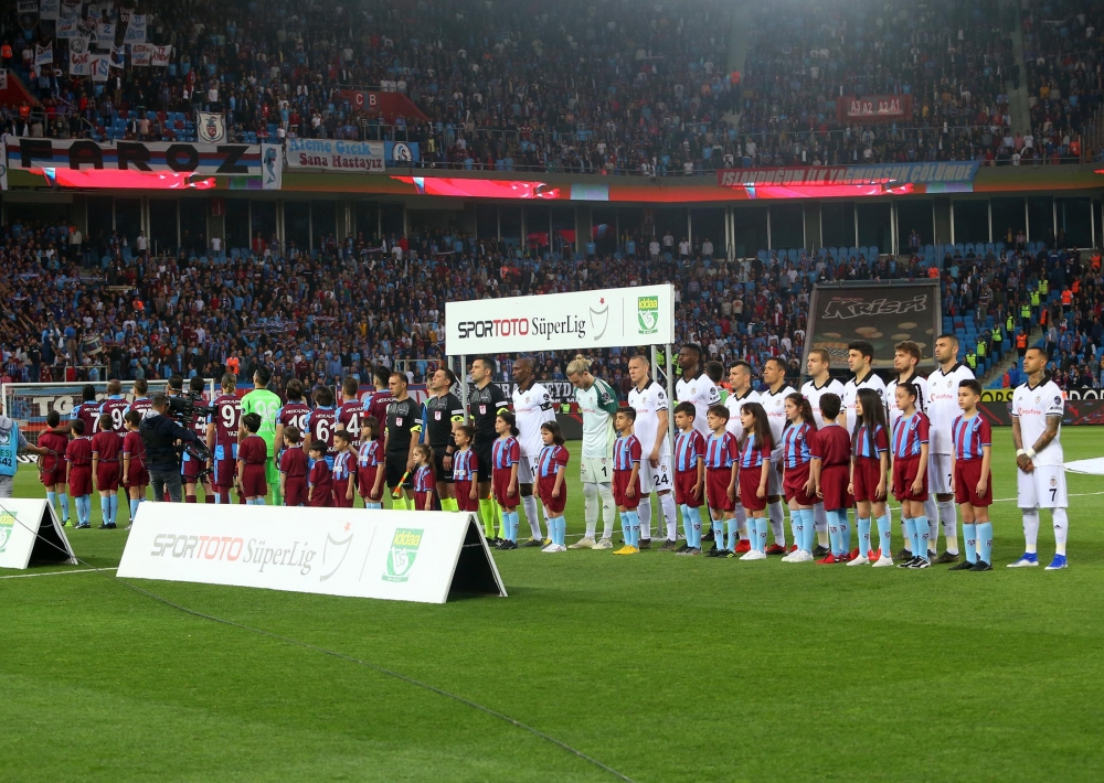 Trabzonspor - Beşiktaş maçından kareler - Görsel 6