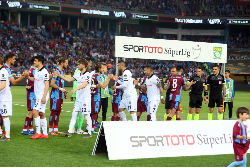 Trabzonspor - Beşiktaş maçından kareler - Görsel 7