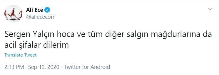 Sergen Yalçın'a geçmiş olsun mesajları - Görsel 13