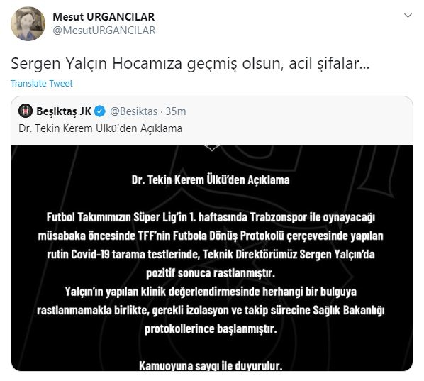 Sergen Yalçın'a geçmiş olsun mesajları - Görsel 5