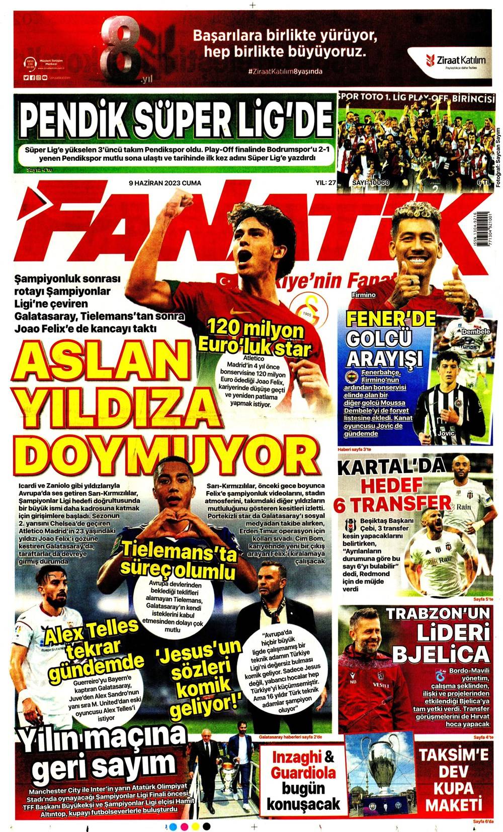 Gazete manşetleri (9 Haziran 2023) - Görsel 2