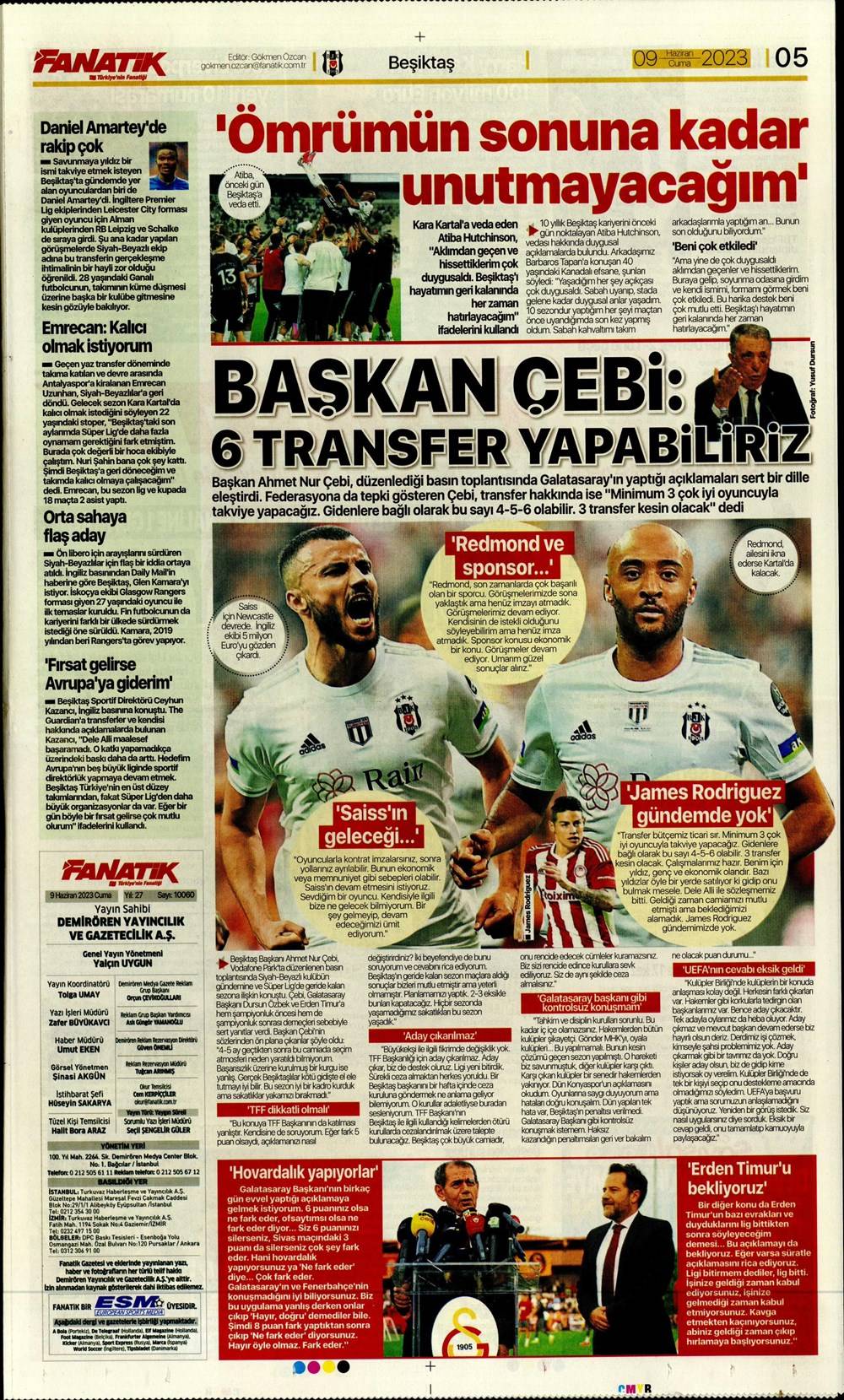 Gazete manşetleri (9 Haziran 2023) - Görsel 3